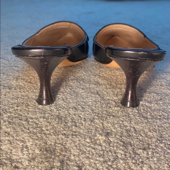 Manolo Blahnik slide black alligator mule - Picture 5 of 9